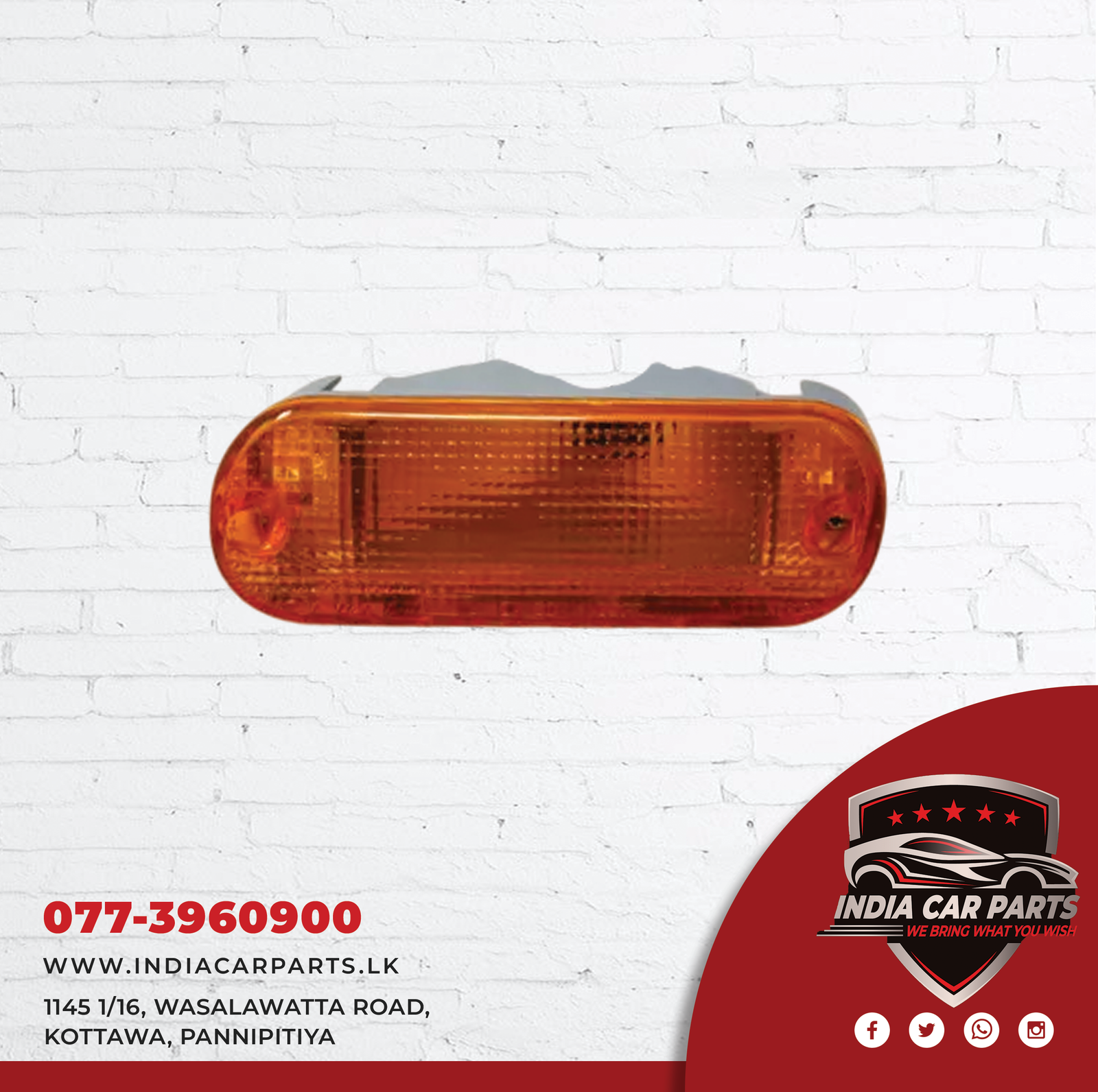 Parking Lamp Maruti 800 Car Type 2