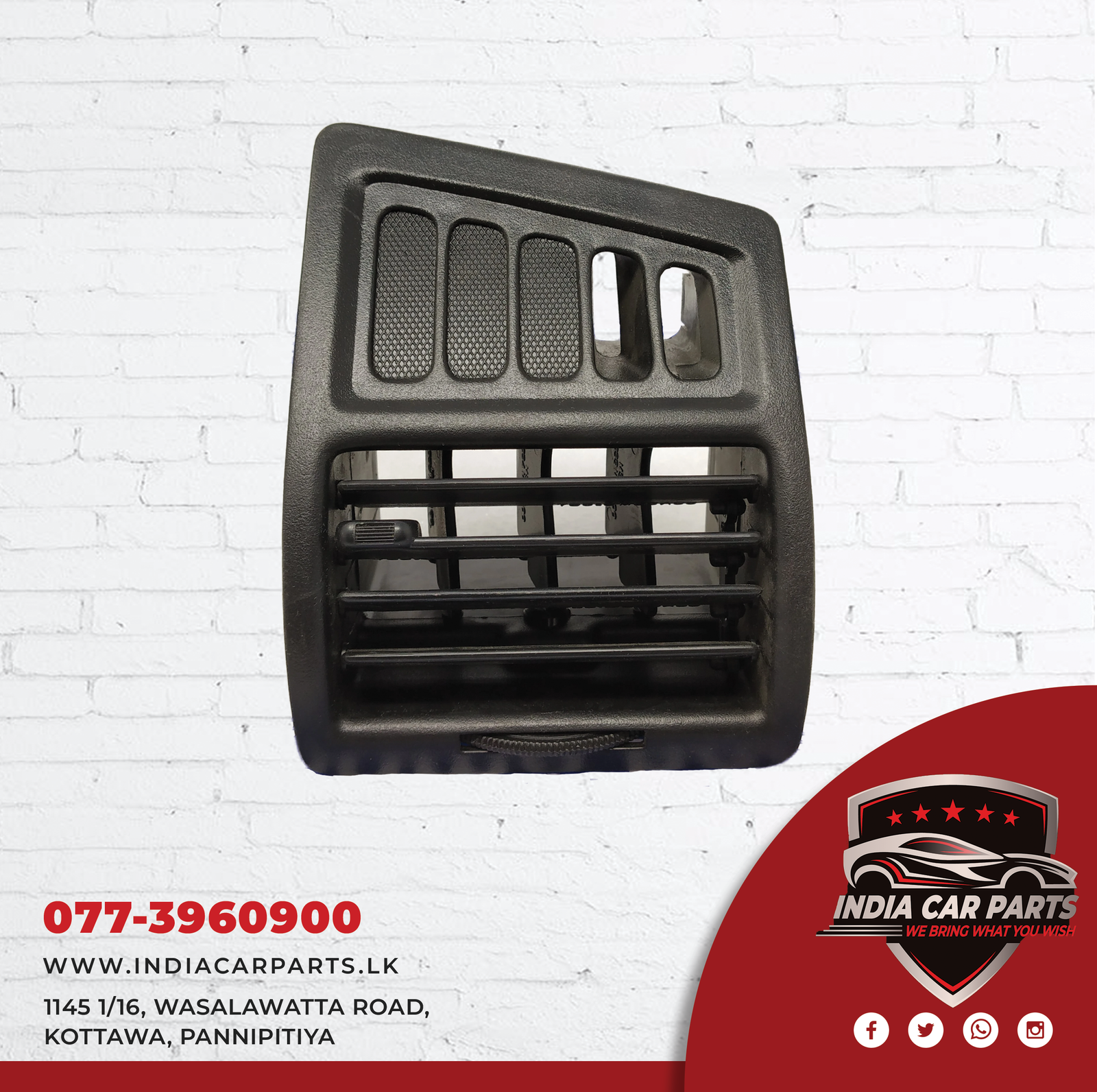 Maruti 800 Louver Comp Side Vent Right Hand