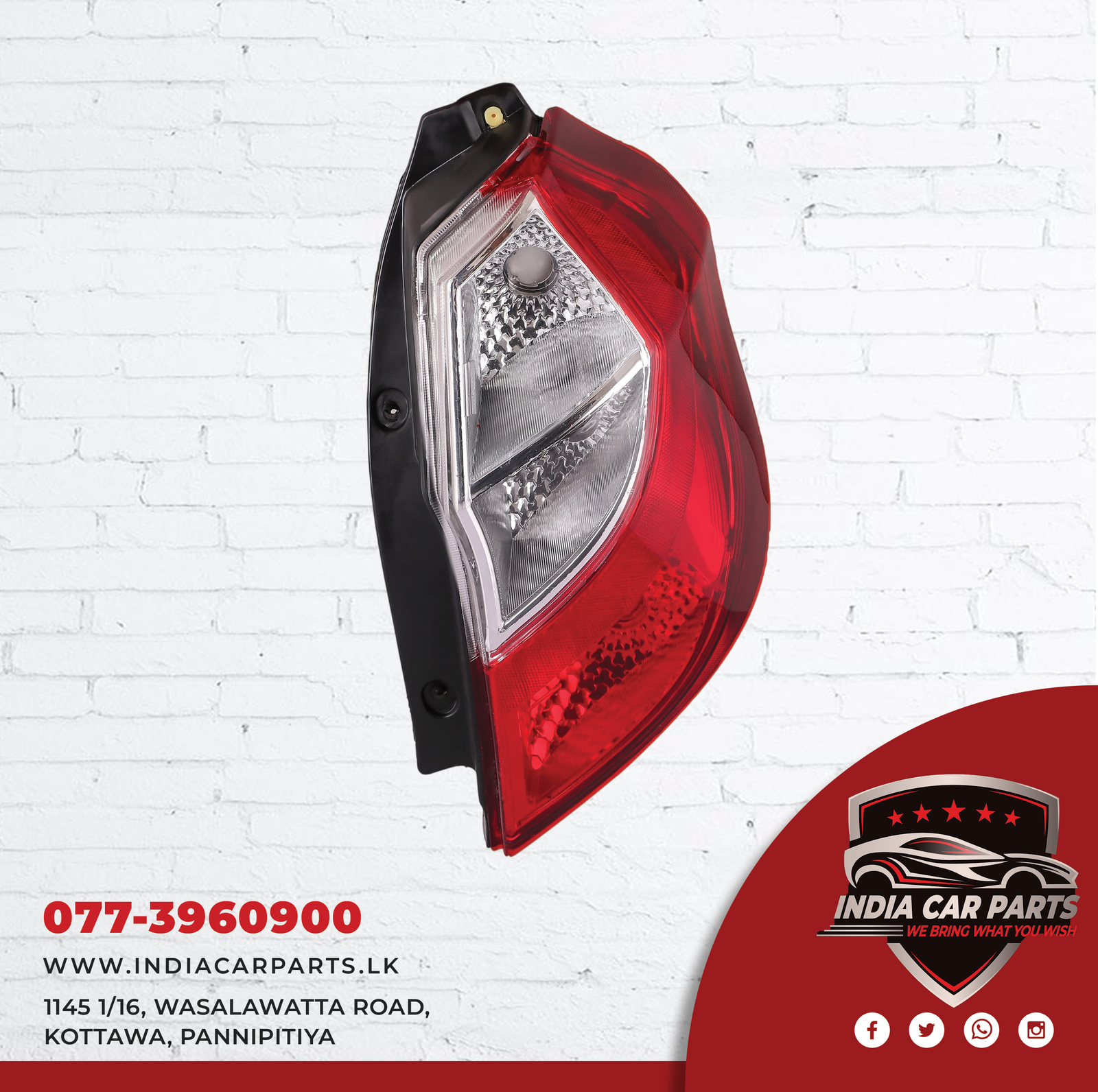 Alto K-10 Tail Lamp 2015